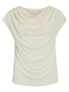 Vila Koszulka w kolorze kremowym rozmiar: XS