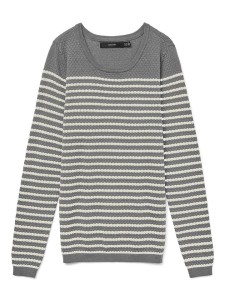 Vero Moda Sweter w kolorze szarym rozmiar: L