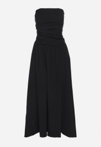 Czarna Sukienka z Bawełny Typu Bodycon Filarose