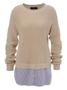 Aniston Sweter w kolorze beżowym rozmiar: 48