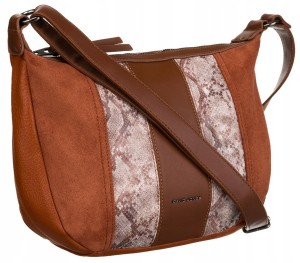 Listonoszka damska David Jones 6885-1 brązowa