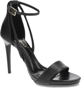 Czarne Sandały Karino Eleganckie Skórzane Buty