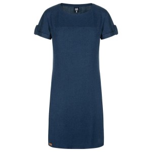 Sukienka LOAP Nebraska krótka, niebieska, rozmiar L