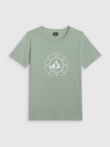 4F Koszulka w kolorze zielonym rozmiar: S