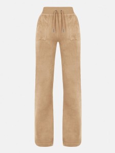 Juicy Couture Spodnie dresowe w kolorze beżowym rozmiar: XL