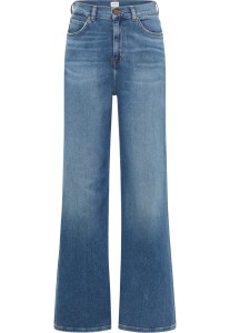 Damskie Spodnie Jeansowe Mustang Style Luise Wide Denim Blue 1016553 5000 521