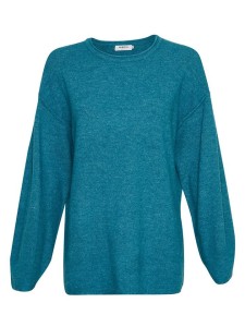 MOSS COPENHAGEN Sweter "Juvia" w kolorze niebieskim rozmiar: S/M