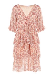 Różowa Sukienka Balapus