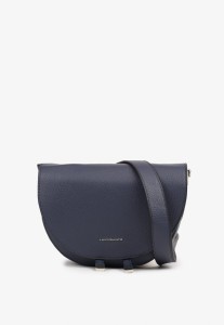 Granatowa Półokrągła Torebka Typu Listonoszka Tanaritria