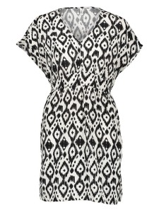 ONLY Sukienka w kolorze kremowo-czarnym rozmiar: S