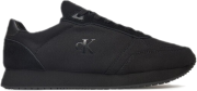 Calvin Klein Jeans Sneakersy Runner Sock Laceup Mg Canvas YM0YM01217 Czarny