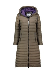 Geographical Norway Płaszcz zimowy "Azule" w kolorze khaki rozmiar: M