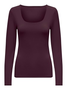ONLY Koszulka w kolorze ciemnofioletowym rozmiar: XL