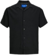 Jack&Jones Koszula Luke 12255781 Czarny Relaxed Fit