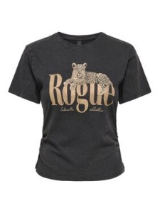 ONLY T-Shirt Lucy 15346760 Czarny Regular Fit