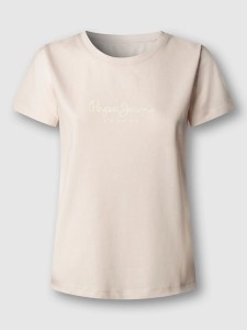 Pepe Jeans Koszulka "Mae" w kolorze kremowym rozmiar: XS