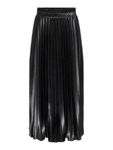 ONLY Spódnica plisowana Lyon 15330727 Czarny Regular Fit