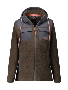 Canadian Peak Kurtka polarowa "Toulouseak" w kolorze khaki rozmiar: M