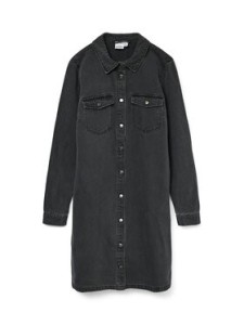 Vero Moda Sukienka jeansowa Jennie 10310968 Czarny Regular Fit