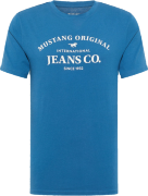 MUSTANG AUSTIN MĘSKI T-SHIRT KOSZULKA NADRUK DARK BLUE 1014942 5232