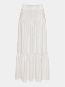 JDY Spódnica maxi Cathinka 15321057 Biały Regular Fit