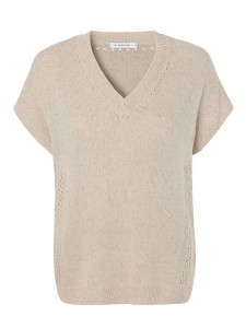 TATUUM Sweter "Nota" w kolorze beżowym rozmiar: M