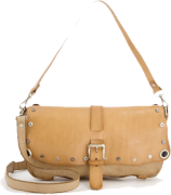 Beżowa listonoszka w stylu vintage - PREMIUM A011LEBETOR151