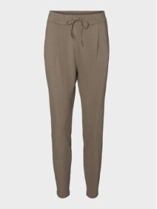 Vero Moda Spodnie materiałowe Eva 10197909 Brązowy Loose Fit