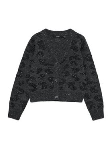 Vero Moda Kardigan Zuzu 10339337 Szary Regular Fit