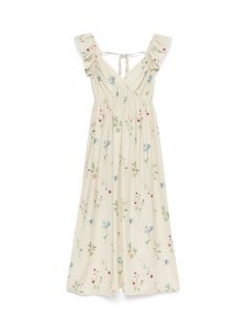 Vero Moda Sukienka letnia Josie 10324125 Beżowy Regular Fit