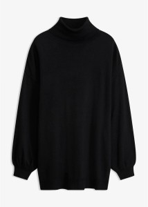 Sweter z golfem z mieszanki wiskozy
