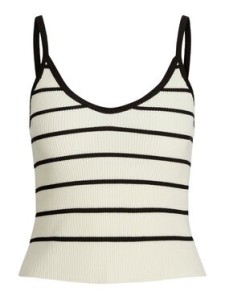 JJXX Top Esther 12255237 Écru Slim Fit