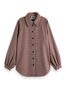 Scotch & Soda Bluzka w kolorze czarno-czerwonym rozmiar: 36