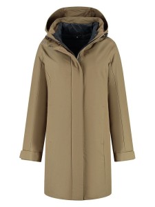 TRAVELIN' Kurtka przeciwdeszczowa 3w1 w kolorze czarno-oliwkowym rozmiar: S