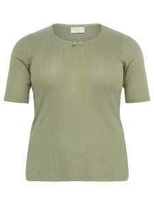 Kaffe Koszulka w kolorze oliwkowym rozmiar: XL