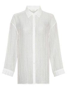 MOSS COPENHAGEN Bluzka w kolorze białym rozmiar: XS/S