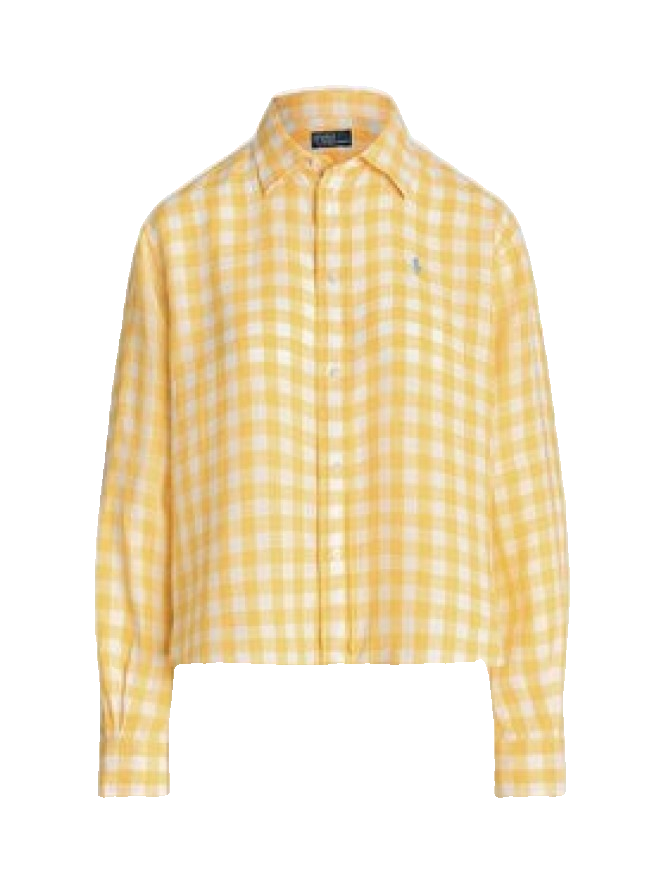 Polo Ralph Lauren Koszula 211935130004 Żółty Relaxed Fit