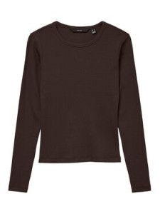 Vero Moda Top Chloe 10306897 Brązowy Slim Fit