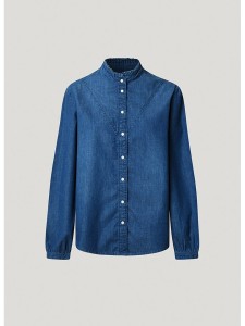 Pepe Jeans Bluzka dżinsowa w kolorze niebieskim rozmiar: L