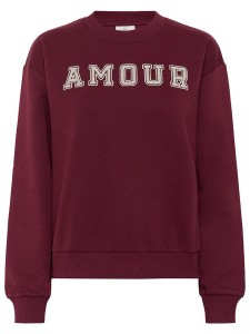 Kaffe Bluza w kolorze czerwonym rozmiar: XS