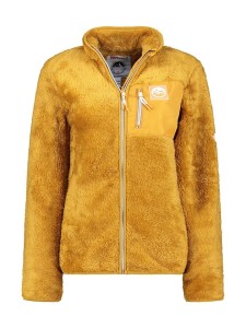 Geographical Norway Kurtka polarowa "Upecious" w kolorze musztardowym rozmiar: L