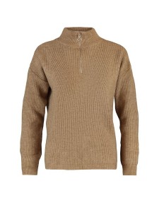 trendyol Sweter w kolorze jasnobrązowym rozmiar: M