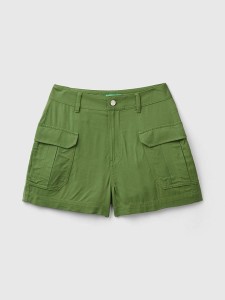 Benetton Szorty w kolorze zielonym rozmiar: 36