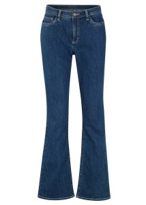 Jeansy o kroju bootcut ze średnim stanem, z bawełny organicznej