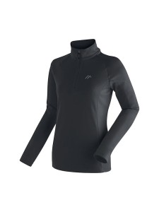 Maier Sports Bluza polarowa "Eva" w kolorze czarnym rozmiar: 44