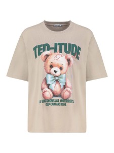 Sublevel Koszulka w kolorze beżowym rozmiar: XL