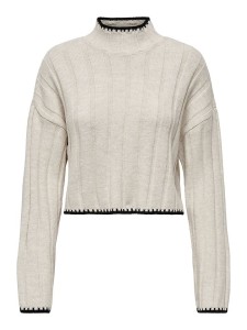 ONLY Sweter w kolorze kremowym rozmiar: M