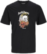 Jack&Jones T-Shirt Seven Skull 12262491 Czarny Regular Fit