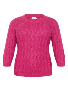 Kaffe Sweter w kolorze różowym rozmiar: XL