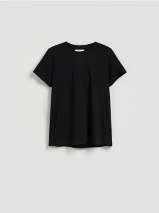 Bawełniany t-shirt - czarny
